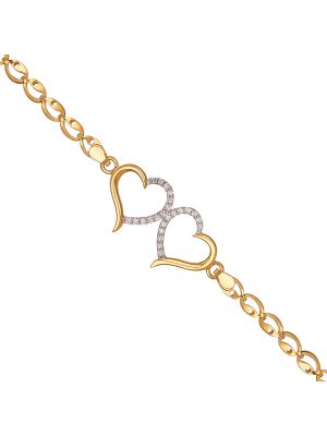 Heart Diamond Bracelet-hover