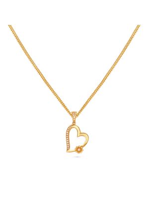 Gold Heart Pendant-hover