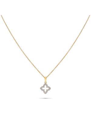 Stylish Diamond Pendant and Chain-hover