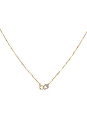 Stylish Diamond Pendant and Chain-hover