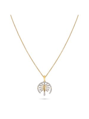 Stylish Diamond Pendant and Chain-hover