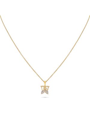 Stylish Diamond Pendant and Chain-hover