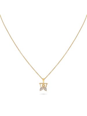 Stylish Diamond Pendant and Chain-hover