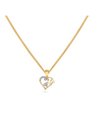 Diamond Heart Pendant-hover