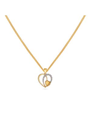 Diamond Heart Pendant-hover