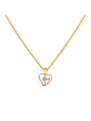 Diamond Heart Pendant-hover