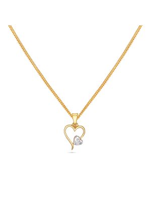 Diamond Heart Pendant-hover