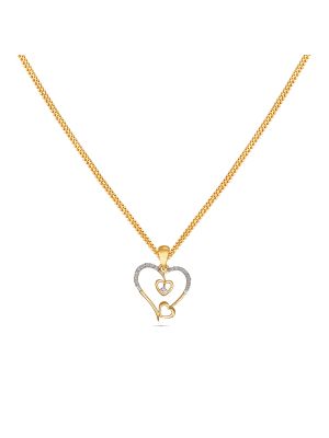 Diamond Heart Pendant-hover