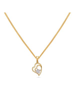 Diamond Heart Pendant-hover