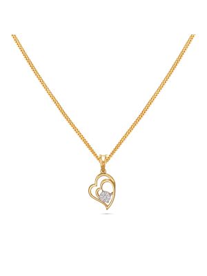 Diamond Heart Pendant-hover