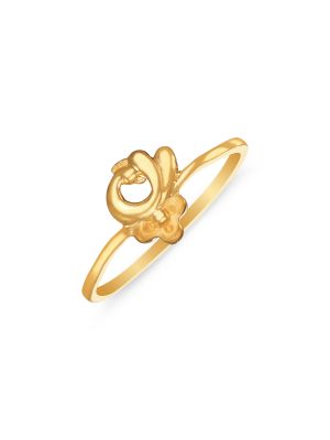 Gorgeous Floral Gold Ring-hover