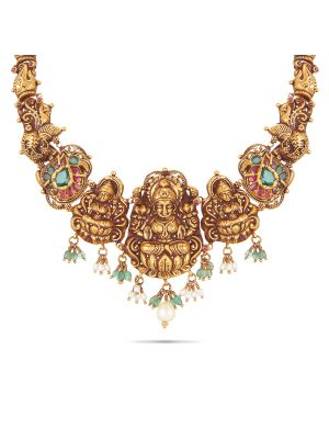 Traditional Polki Kundan Necklace-hover