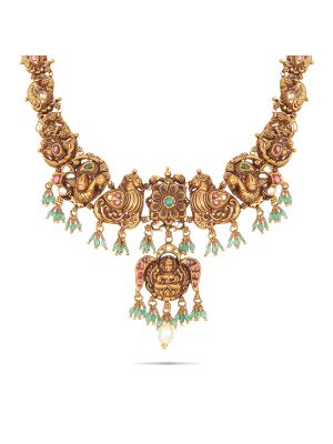 Traditional Polki Kundan Necklace-hover