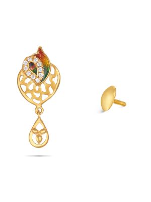 Elegant Leaf Earring-hover