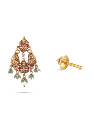 Gold Polki Earring-hover