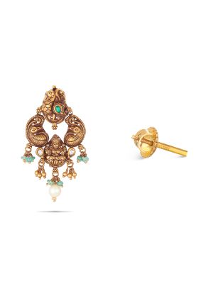 Gold Polki Earring-hover