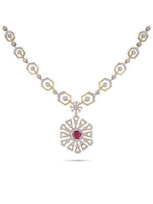 Exciting Diamond Necklace-hover