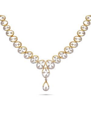 Stunning Diamond Necklace-hover