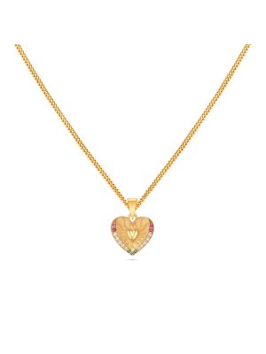 Glorious Heart Gold Pendant-hover