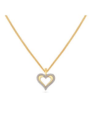 Stunning Heart Diamond Pendant-hover