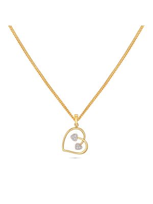 Diamond Heart Pendant-hover