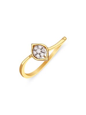 Diamond Flower Ring-hover