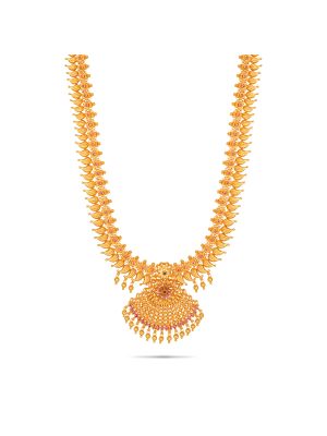Enchanting Floral Gold Malai-hover