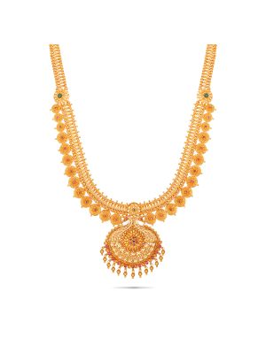 Gorgeous Floral Gold Haram-hover