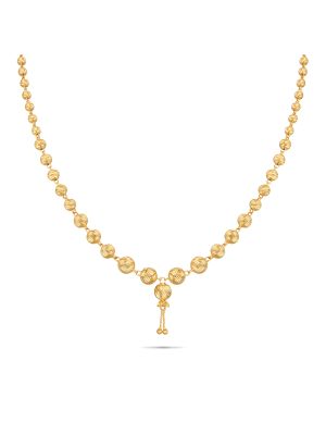 Trendy Magic Balls Gold Necklace-hover