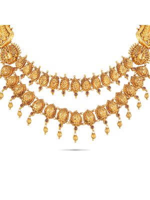 Stunning Nagas Gold Necklace-hover