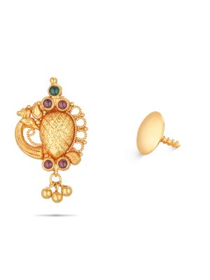 Majestic Peacock Drop Earring-hover