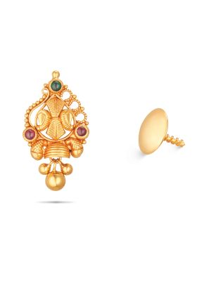 Trendy Drop Gold Earring-hover