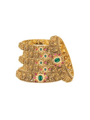 Glorious Traditional Gold Bangle-hover