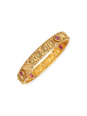 Traditional Antique Gold Bangle-hover