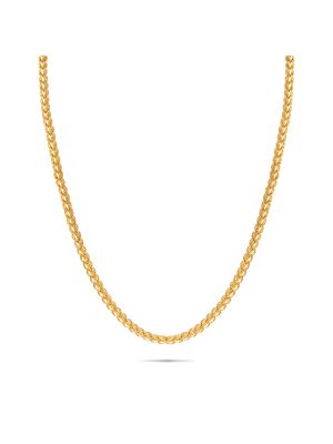 Simple Gold Lotus Chain-hover