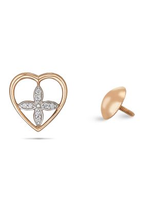 Heart Diamond Earring-hover