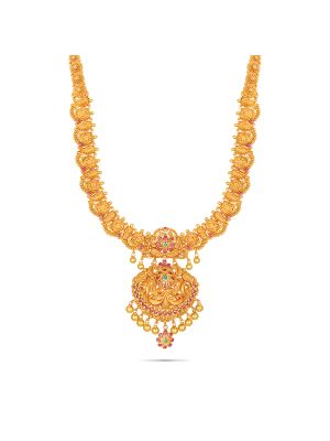 Mesmerising Floral Gold Haram-hover