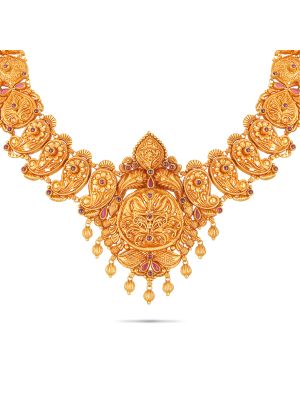 Enchanting Floral Necklace-hover