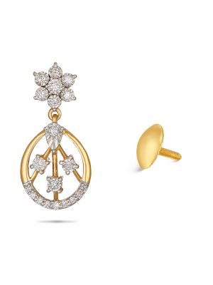 Elegant and Trendy Diamond Earring-hover