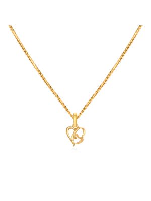 Gold Heart Kids Pendant-hover