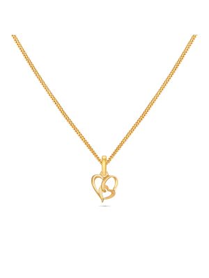 Gold Heart Kids Pendant-hover