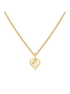 Letter B Gold Kids Pendant-hover