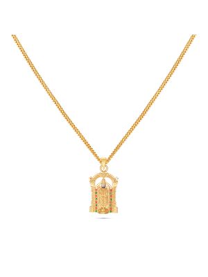 Lord Balaji Gold Pendant-hover