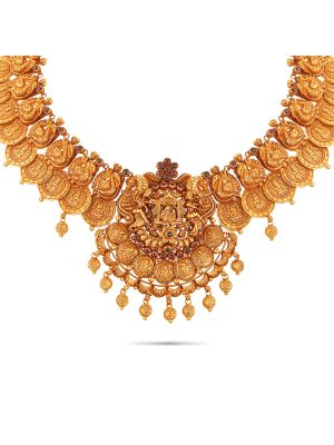 Gorgeous Temple Gold Necklace-hover