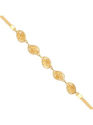 Gold finish Hearty Love cz stone Bracelet – Simpliful Jewelry
