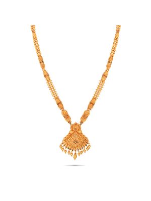 Enchanting Flower Design Gold Malai-hover