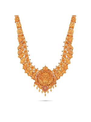 Mesmerising Floral Gold Malai-hover