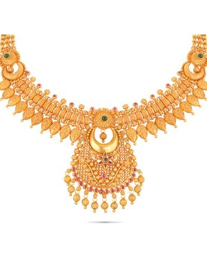 Latest Fancy Gold Necklace-hover
