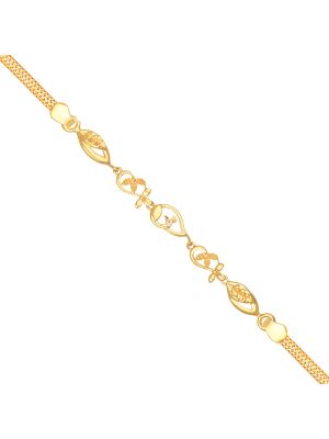 Peacock Design Gold Bracelet-hover