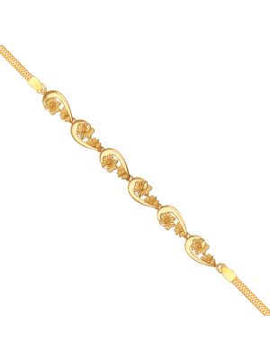 Gold Flower Bracelet-hover